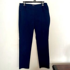 Dress Pants- Brand Liz Claiborne- Size 10 (Stretchy)- Color Navy Blue